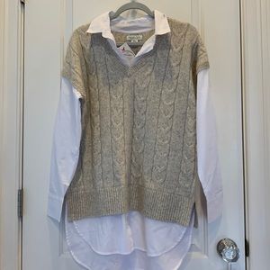 Rachel Zoe Blouse/Vest -NWT- Medium